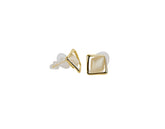 Elegant Square Gold Earrings